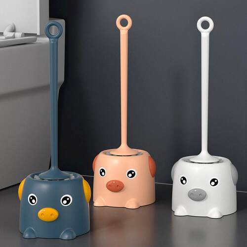 Toilet Brush Set, Soft Bristle Cleaning Brush for Home Use,