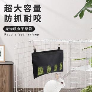 bag hay pigs grass large guinea feeding for Rabbit feeder