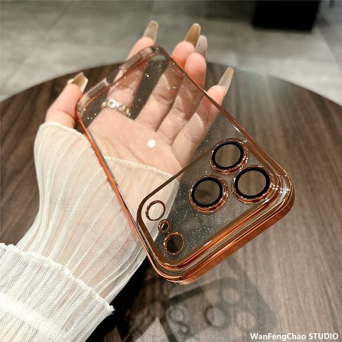 电镀闪粉适用iPhone17手机壳
