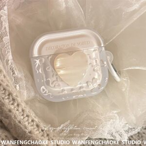 白贝母蝴蝶结适用airpods pro2耳机套手机包蓝牙无线4代气质3挂环