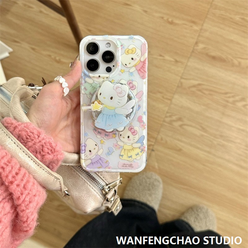 全包磁吸碎花蝴蝶天使适用