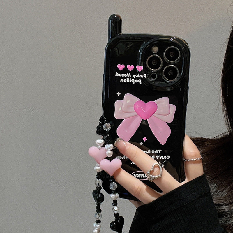 甜酷辣妹蝴蝶结适用iPhone15promax手机壳14苹果13大哥大xr软套xs使用感如何?