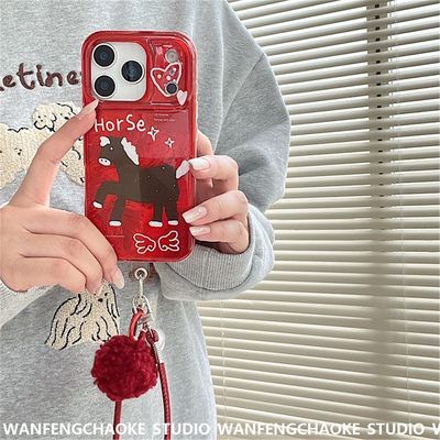 新年红色马适用iPhone17pr