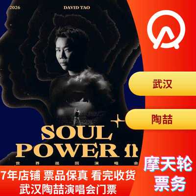 【武汉】武汉陶喆演唱会门票陶喆武汉演唱会门票非代拍