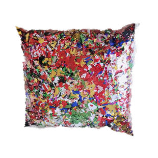 彩色手撒花结婚地面撒花婚庆碎花彩纸舞台道具装饰亮片店庆塑料纸