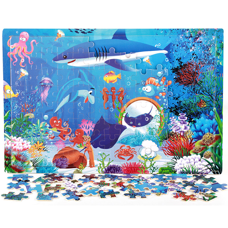 儿童拼图7一10岁8岁6岁14岁以上小学生益智女孩平图男孩200片卡通