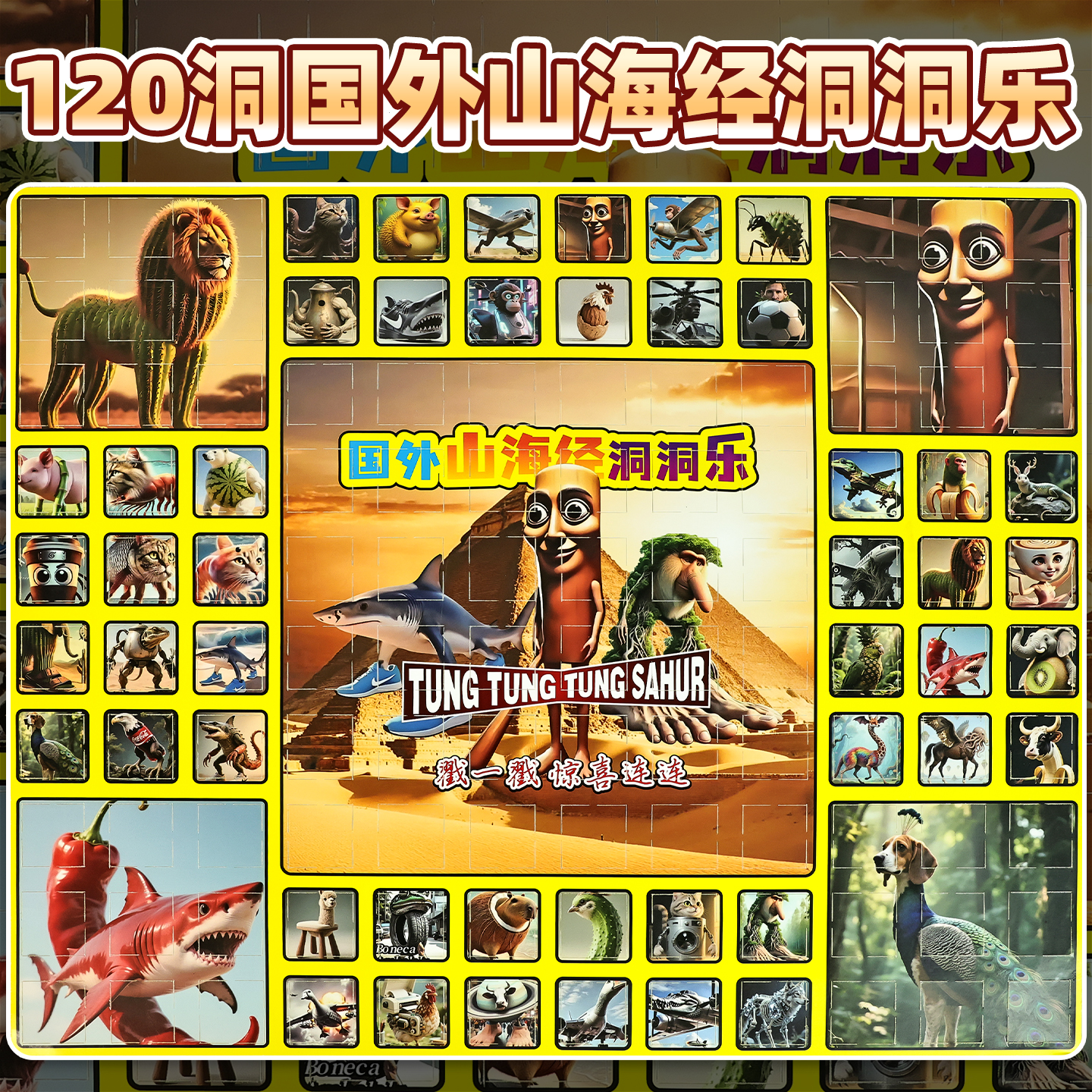 ai外国山海经洞乐盲盒玩具