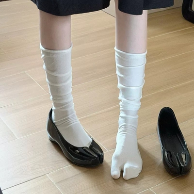 马蹄鞋袜子女分趾春夏纯色