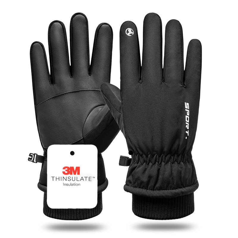 冬季保暖棉手套男士大码加