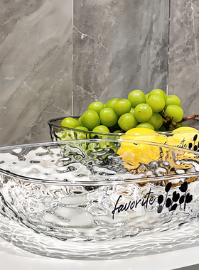 高颜值水果盘客厅家用茶几果盘2024新款轻奢高档零食高级糖果盘