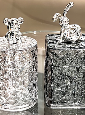 轻奢牙签盒家用创意客厅牙签筒2024新款牙线盒牙签罐棉签盒收纳盒