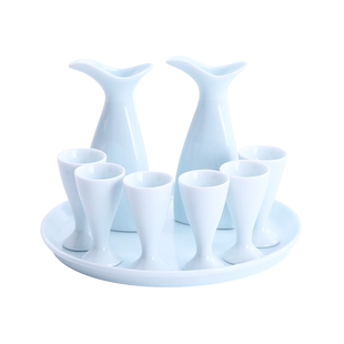 白酒杯套装两壶两杯二两分酒醒器仿古中式2钱小酒盅10ml一壶一杯