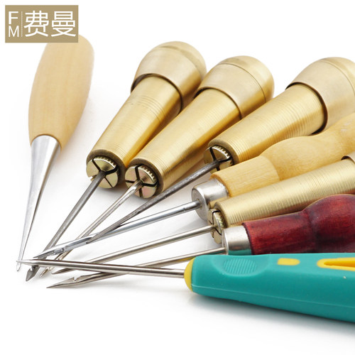 补鞋锥子修纳鞋底上线钢尖头钩针
