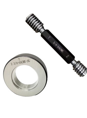 新款美制标爱克母ACME梯形螺纹环规塞规7/16-12 STUBACME矮齿现货