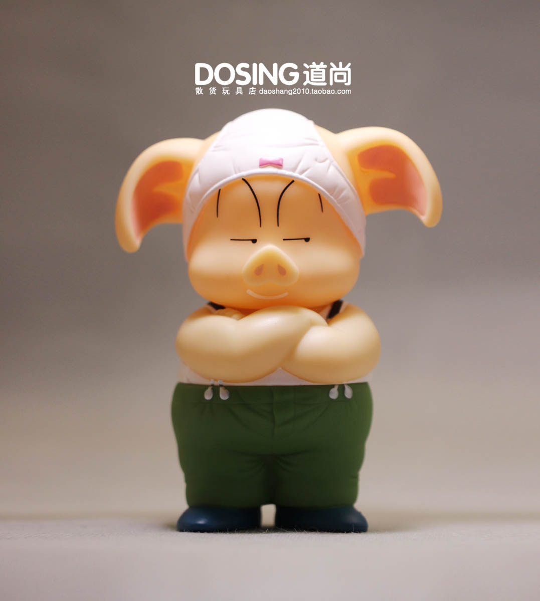 全新盒装 七龙神珠 猪八戒乌龙小八戒 搪胶公仔手办人偶模型摆件