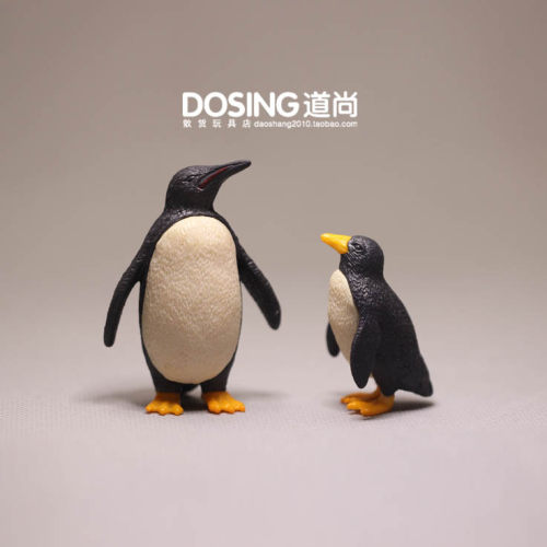 企鹅塑料手办摆件模型公仔