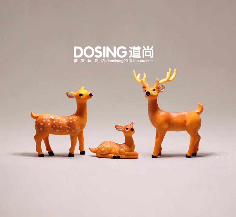 塑料手办玩偶模型摆件小动物