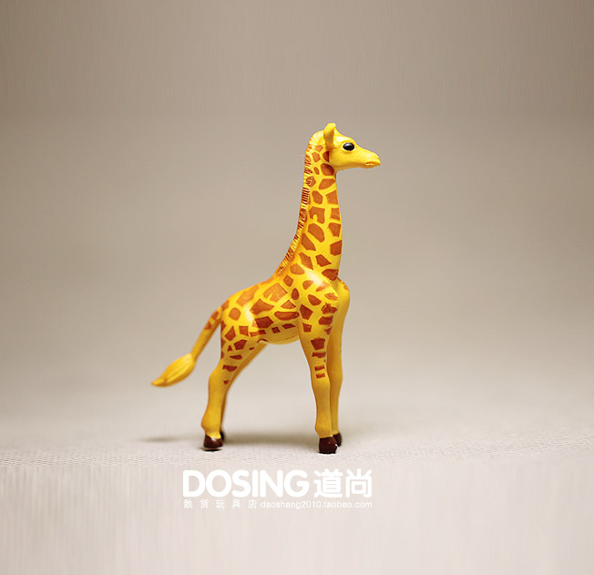 外贸长颈鹿微景玩具配件仿真动物
