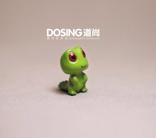 正版散货可爱卡通绿色公仔小恐龙