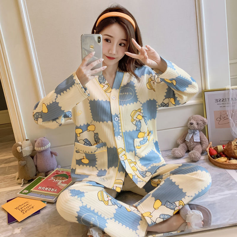 空气棉睡衣女秋冬新款保暖开衫韩版甜美学生加厚夹棉冬睡衣家居服,女士内衣/男士内衣/家居服,睡衣/家居服套装,淘宝优惠券,粉丝福利购,淘宝优惠卷