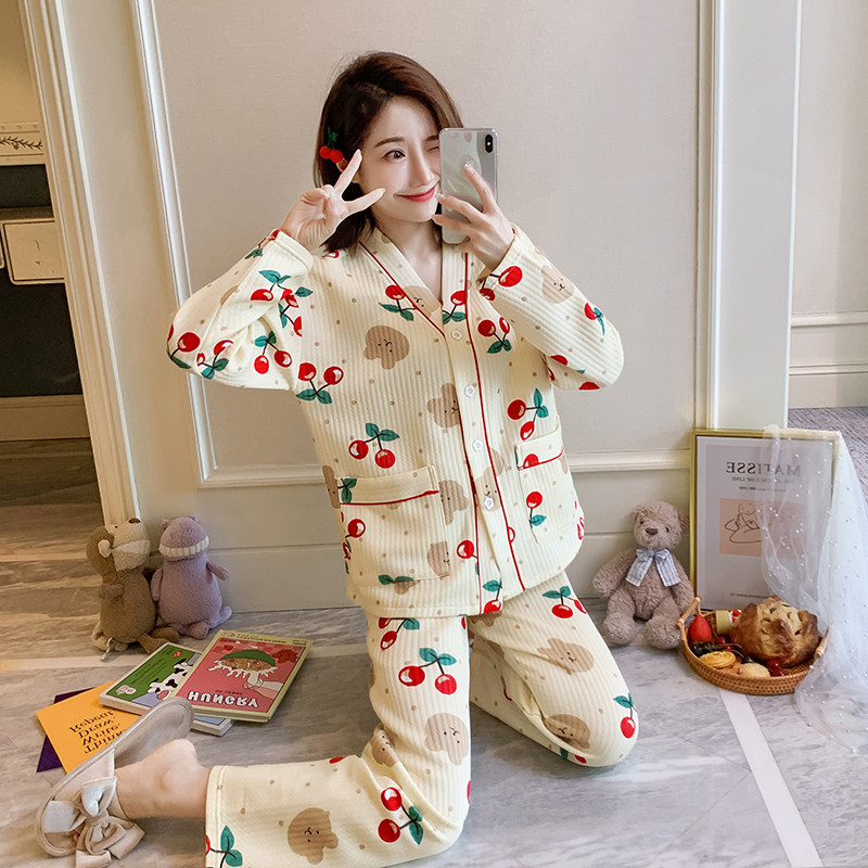 秋冬季加厚女睡衣空气棉夹层长袖家居服套装月子服保暖三层夹棉,女士内衣/男士内衣/家居服,睡衣/家居服套装,淘宝优惠券,粉丝福利购,淘宝优惠卷