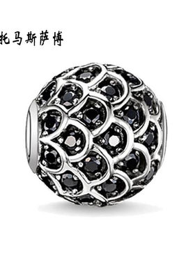 DIY珠子黑色锦鲤鱼魅力新款时尚首饰品女适合手链项链 托马斯萨博