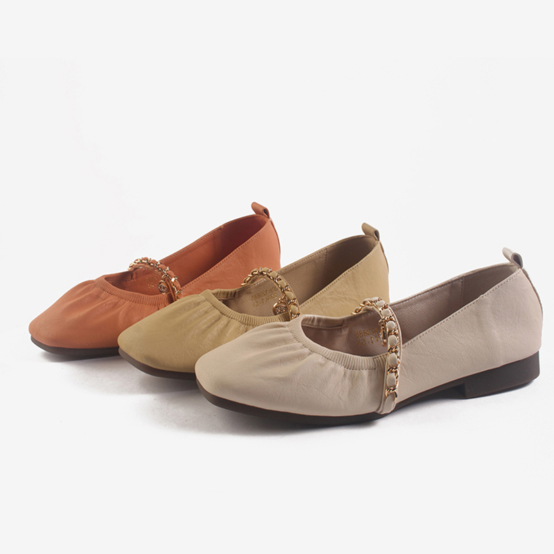 佰诗奴平底休闲鞋女浅口2021年新款夏季田园软底单鞋女326123885