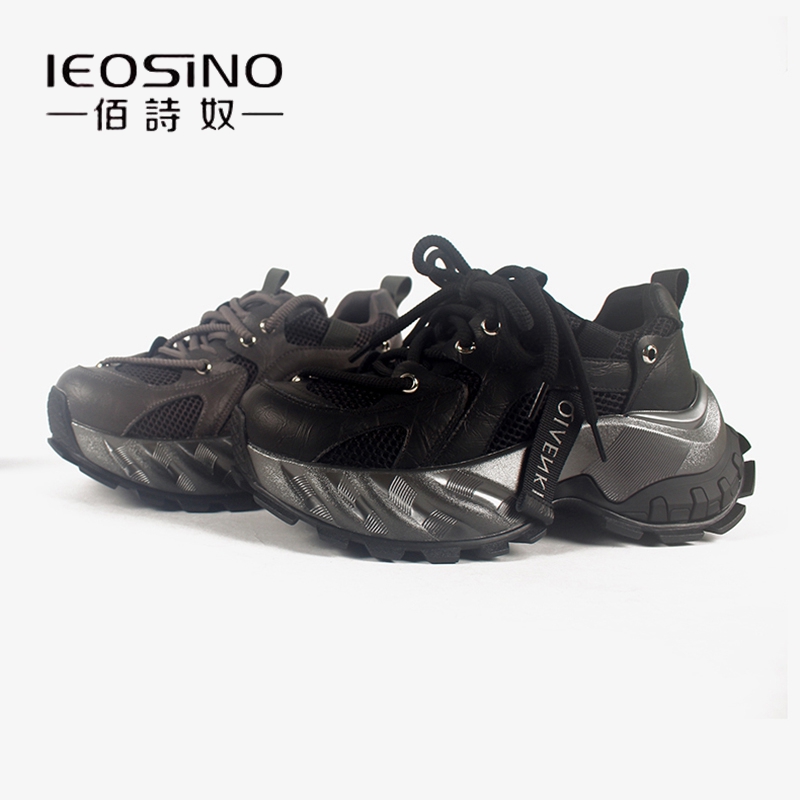 佰诗奴老爹鞋女2025新款秋季爆款厚底增高百搭休闲运动鞋舒适复古