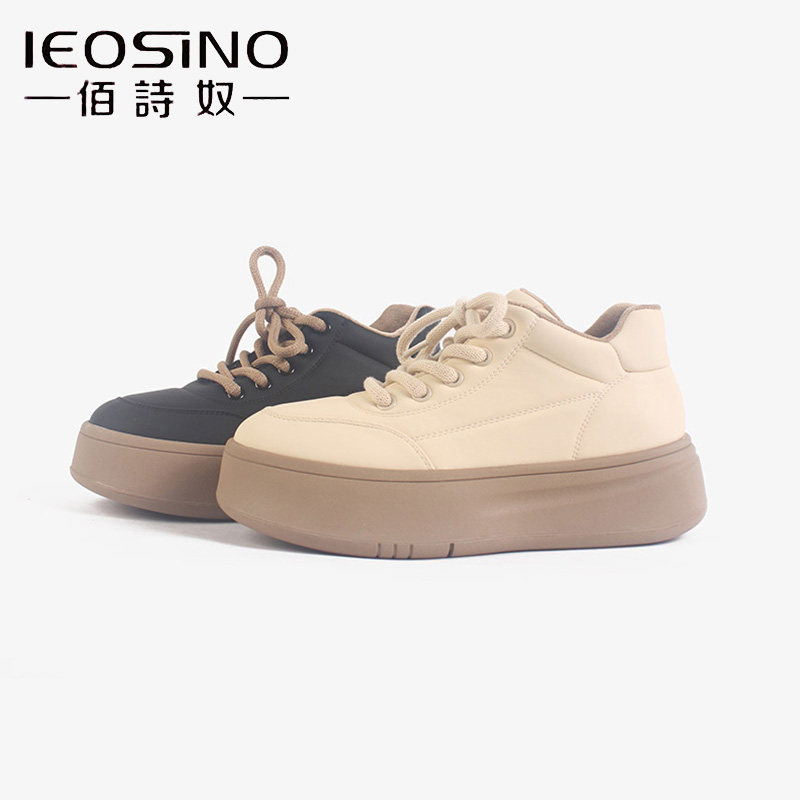 佰诗奴高帮棉鞋女款加绒加厚冬季秋冬款女鞋2023新款运动休闲板鞋