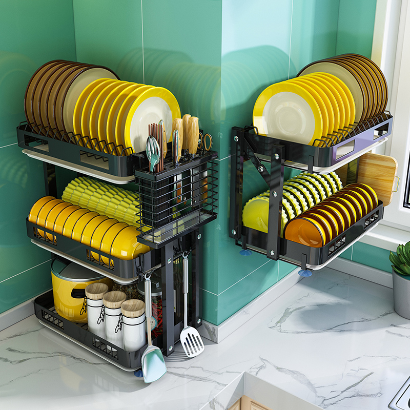 墙上壁挂式厨房置物架