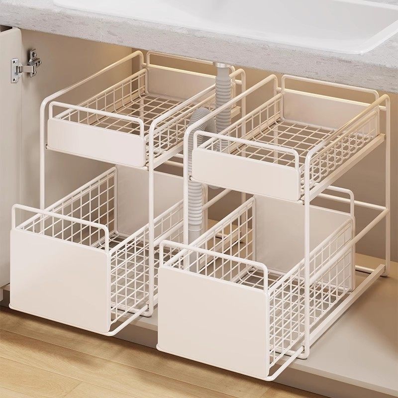 双层厨房水槽下置物架橱柜内调料架碗碟架碗盘分层收纳架省空间,厨房/烹饪用具,厨房置物架/置物柜/角架,淘宝优惠券,粉丝福利购,淘宝优惠卷