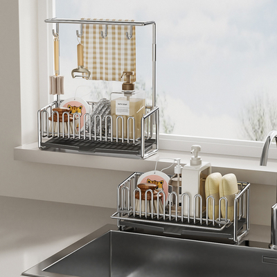 不锈钢厨房抹布置物架
