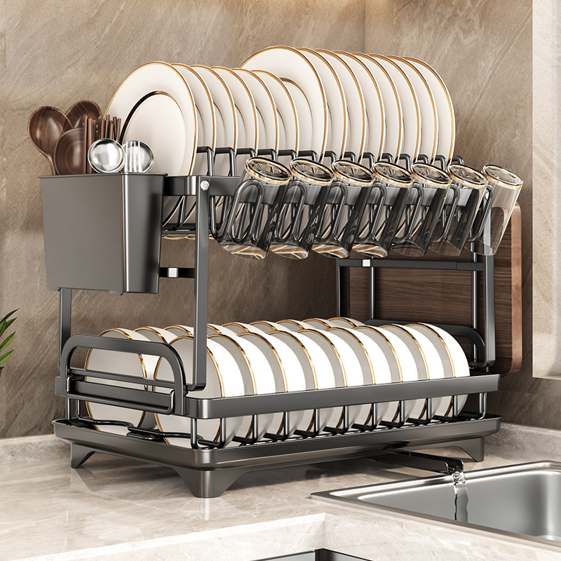 碗碟收纳架厨房置物架沥水碗筷
