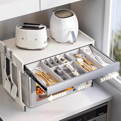 厨房微波炉置物架多层收纳架