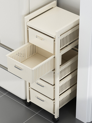 厨房果蔬置物架多功能可移动蔬菜收纳架多层抽屉式落地家用储物柜