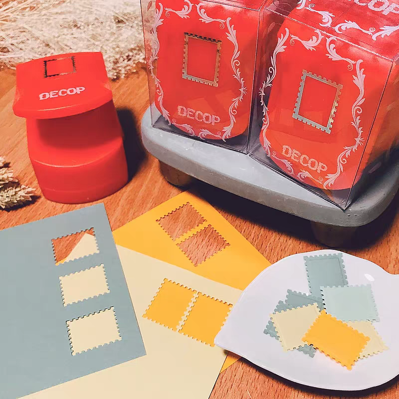 DECOP浮雕立体压花器DIY邮票造型