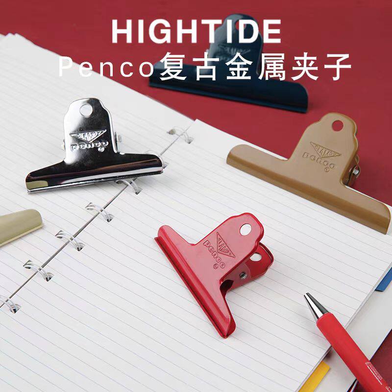 日本HIGHTIDEpenco复古金属票夹图片