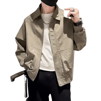 设计外套海米尔立领春秋季