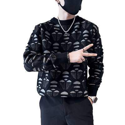 设计感毛衣海米尔针织衫圆领