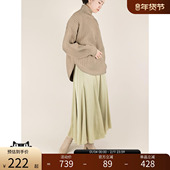 RANDA BT01475 通勤 秋冬新款 人气宽松粗线高领毛针织衫