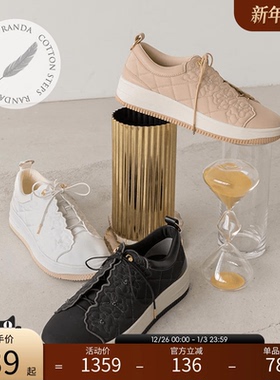 RANDA 秋冬新款COTTON系列可拆卸透气鞋垫防水运动鞋女 PH32229