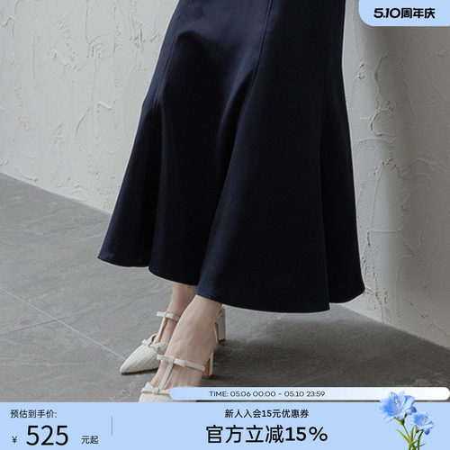 RANDA 25新款蝴蝶T字绑带休闲时尚V口剪裁优雅穆勒鞋女 PD36011