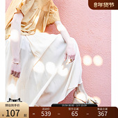 上衣女宽松显瘦短款 RANDA 粉色雪纺蝙蝠袖 BB00725