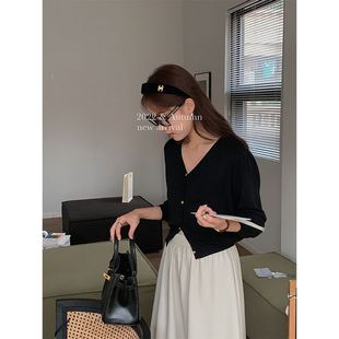 主推 上衣W295A 027长袖 长袖 软糯开衫 温柔羊毛针织衫 款 女春季