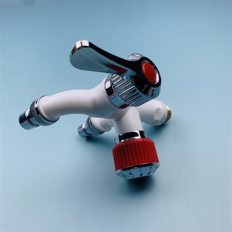 双头快开多功能洗衣机水龙头一进C二出三通拖把池单冷洗衣机水龙