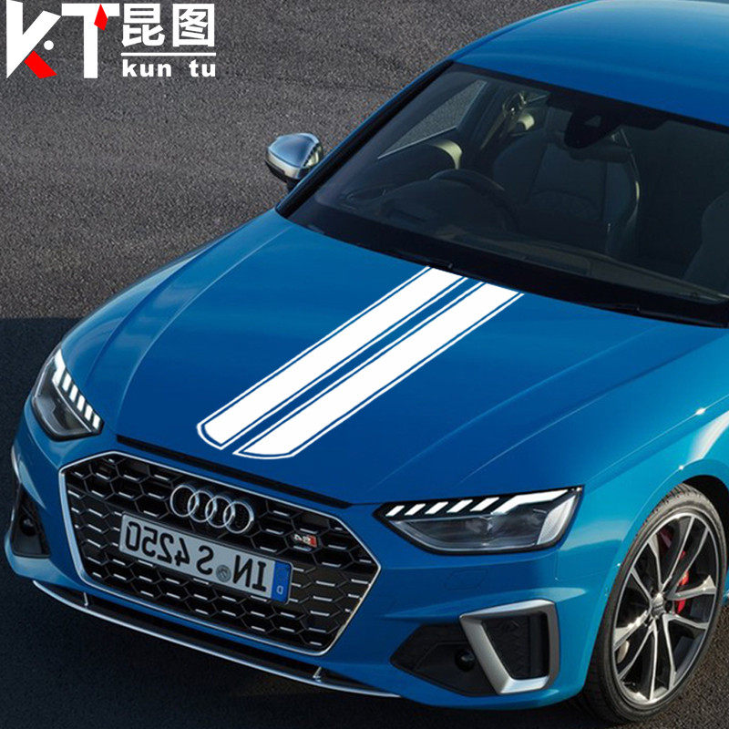 汽车贴纸引擎盖装饰贴车门车头盖刮痕遮划痕贴机盖贴个性改装贴画