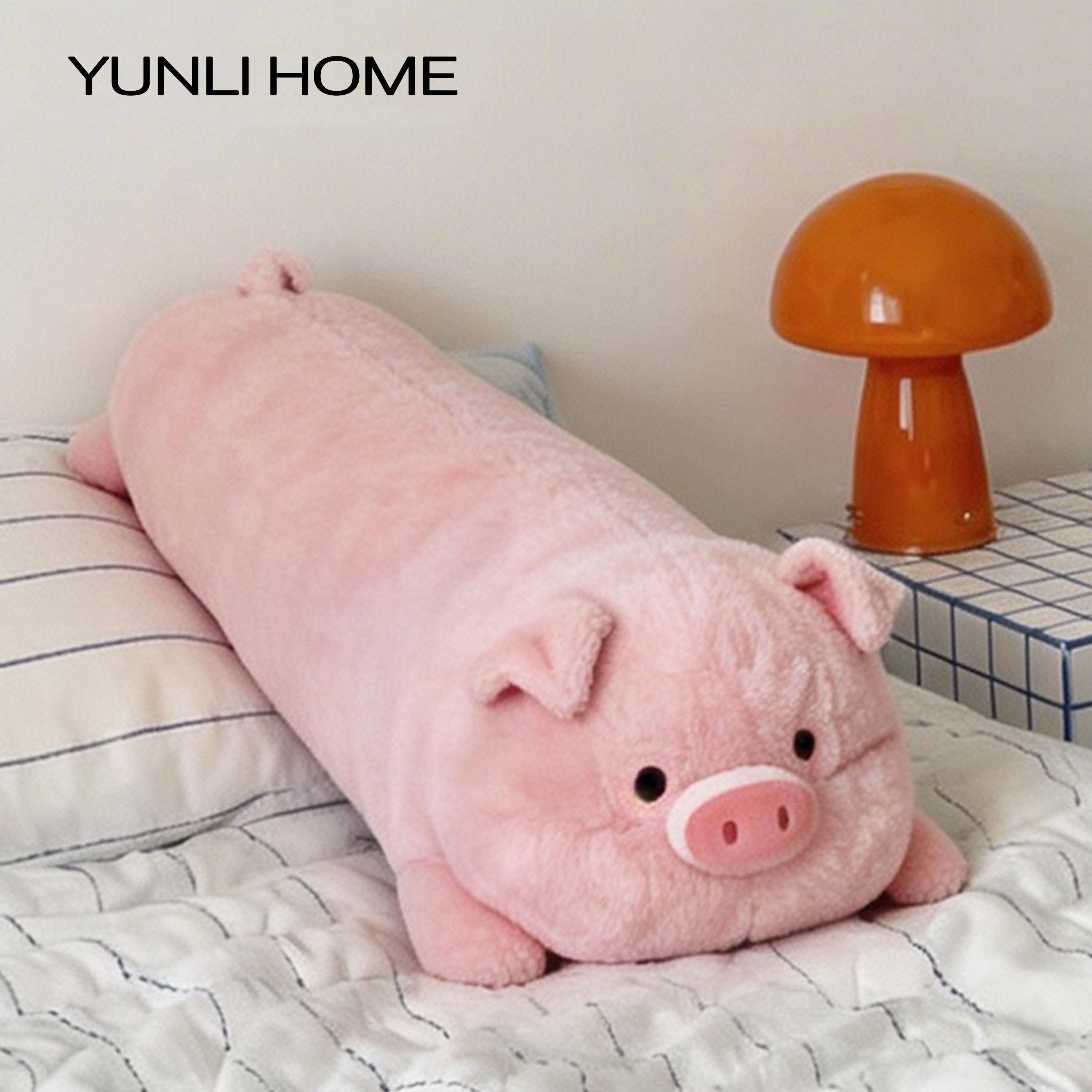 猪猪抱枕女生床上睡觉夹腿可爱毛绒玩偶公仔孕妇枕侧睡专用长条枕