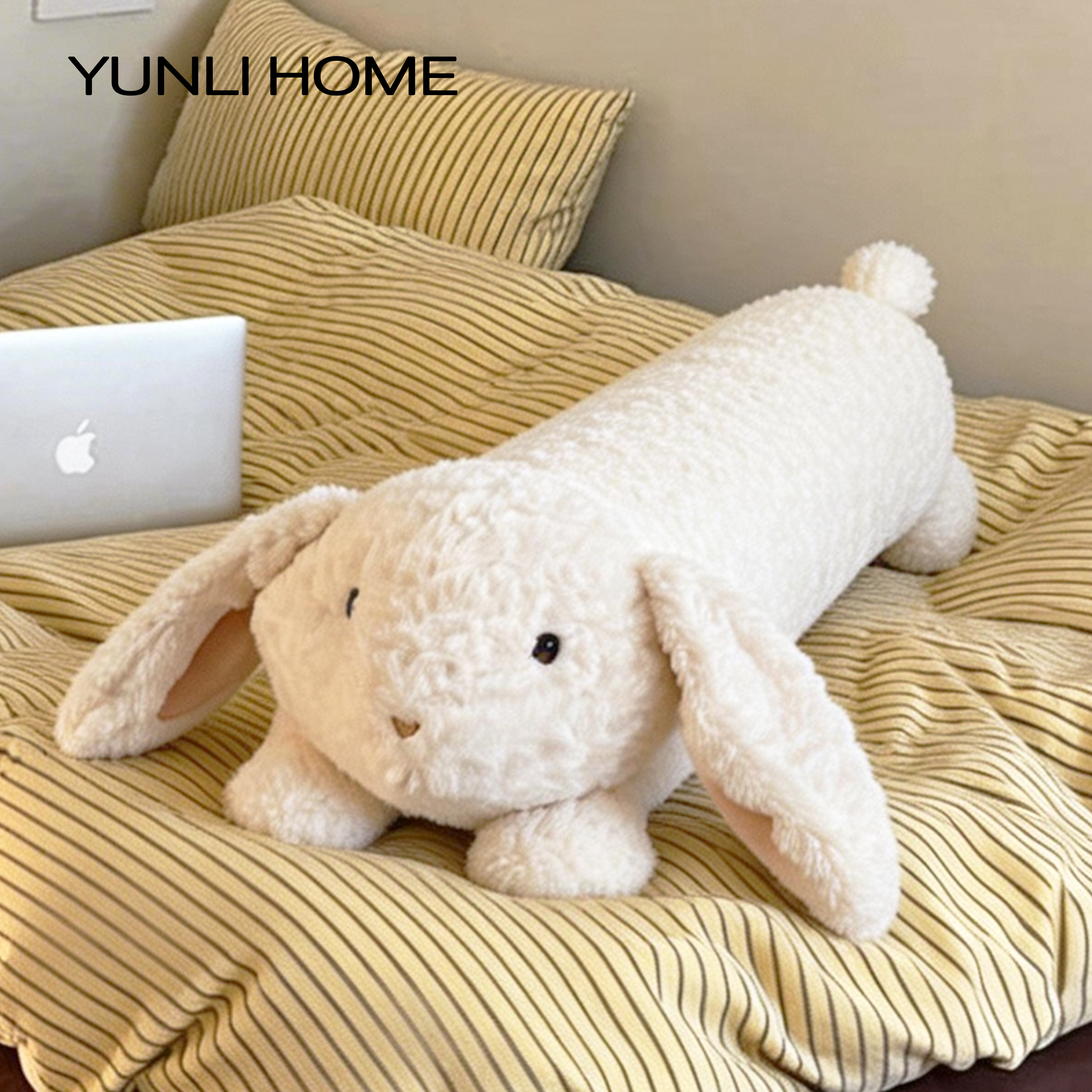 长条抱枕女生睡觉夹腿沙发床上靠垫娃娃可爱兔子毛绒玩具公仔玩偶