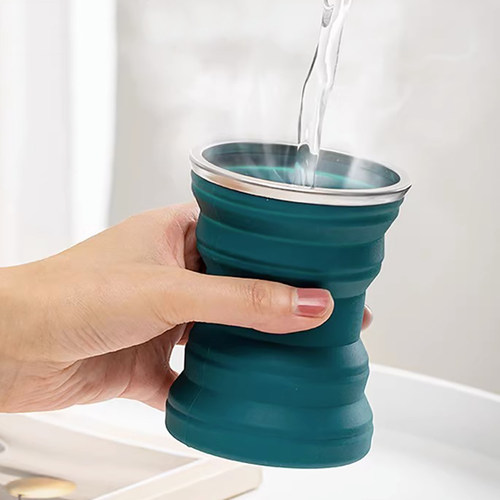 可折叠漱口杯旅行便携式水杯伸缩