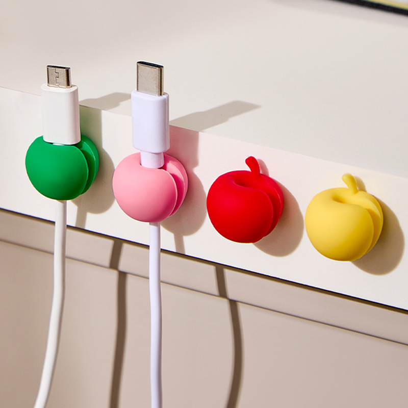 硅胶数据线收纳神器充电线固定器